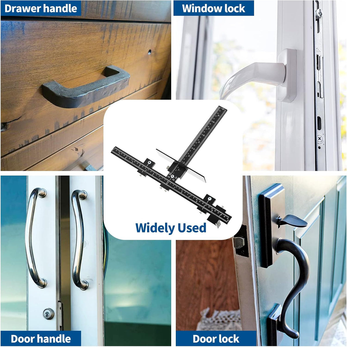 Aluminum Alloy Adjustable Cabinet Hardware Jig O372896