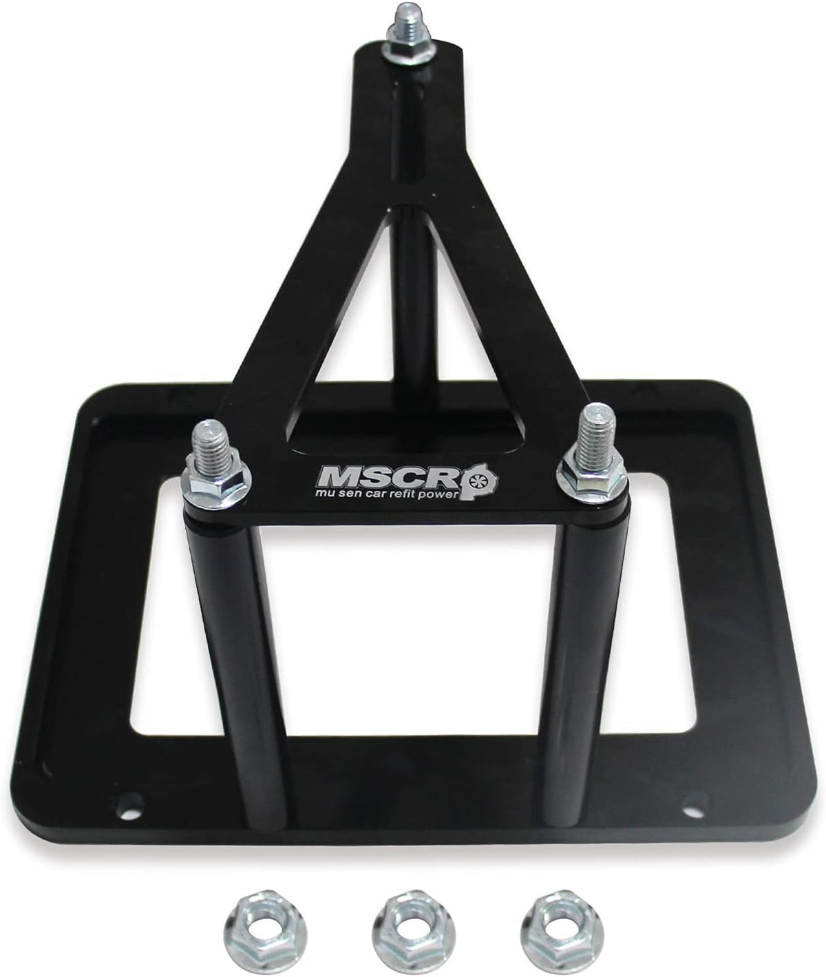 Universal Billet Battery Tray Hold Down Trunk Relocation Box A1523