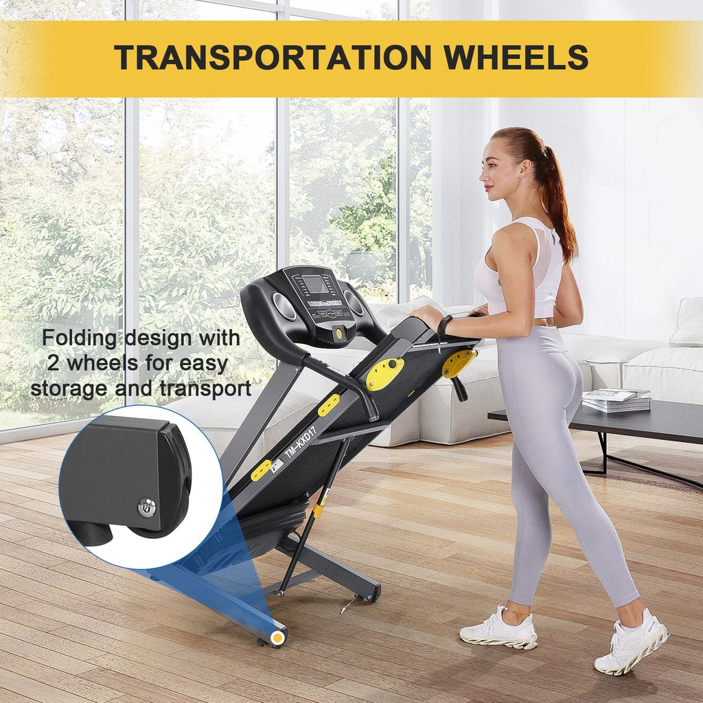 Incline Electric Treadmill 220lbs Max P683