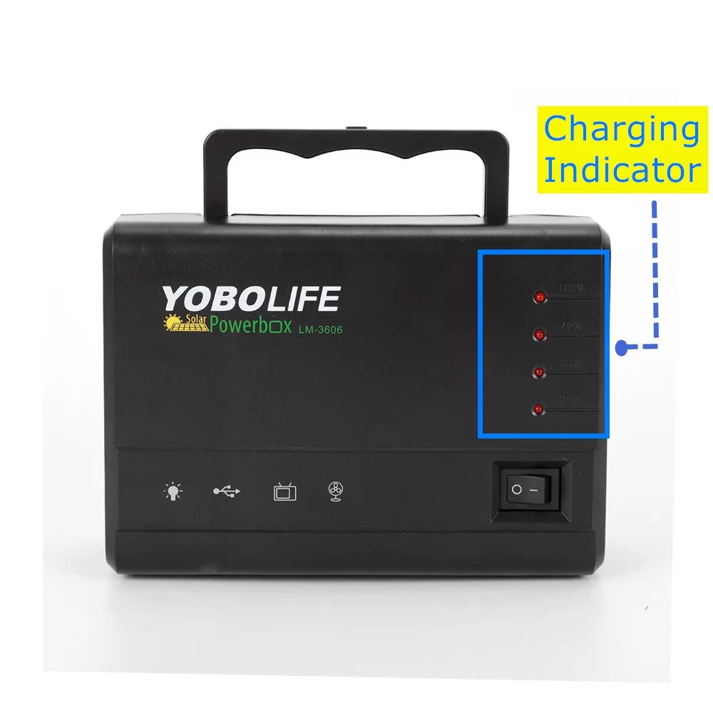 Portable Solar Power Generator Kit with Solar Panel S72846