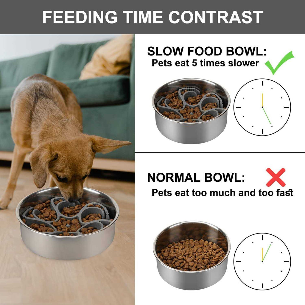 Silicone Spiral Slow Feeder Dog Bowl G44529