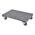 24 in. x 16 in. 1000 lb. Capacity Solid Deck Hardwood Dolly with Carpet H305