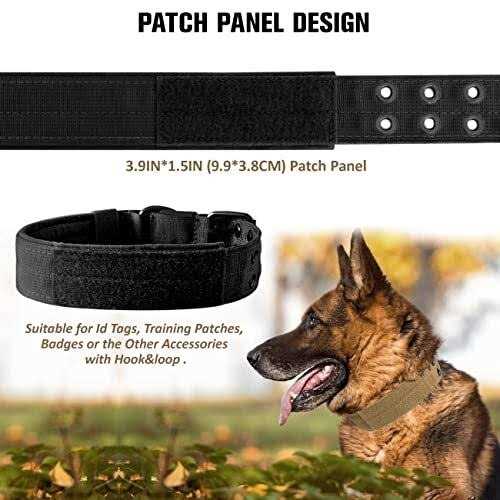 Nylon Adjustable Heavy Duty Tactical Dog Collar X15319