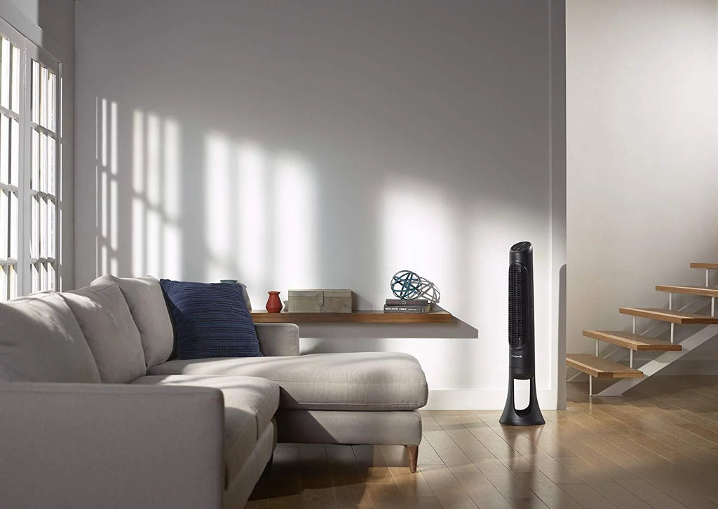 Black Oscillating Electric Tower Fan S443963