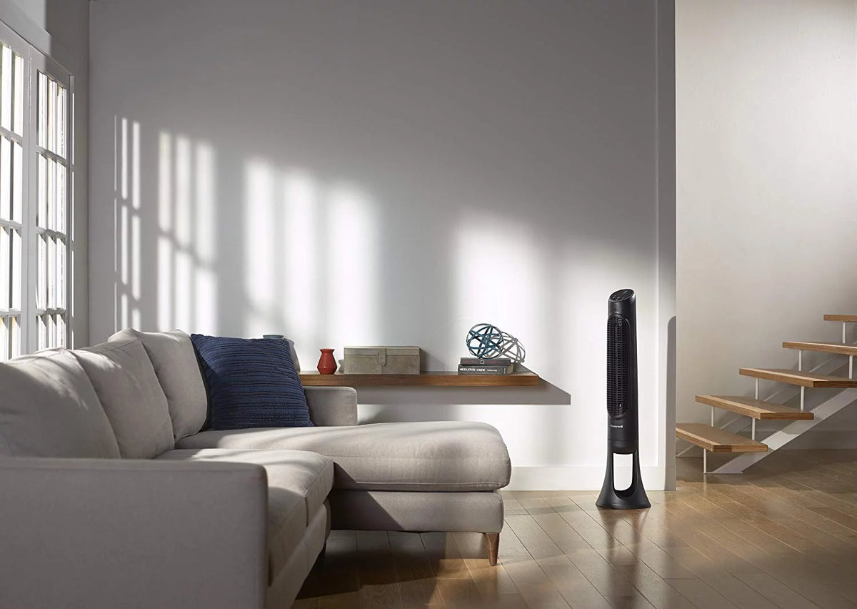 Black Oscillating Electric Tower Fan S443963