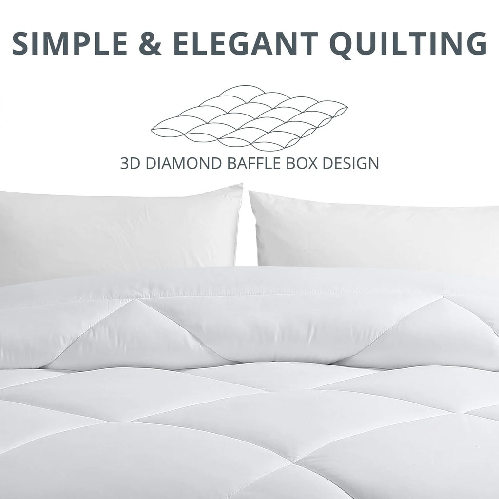 Queen White Down Alternative Comforter P8356