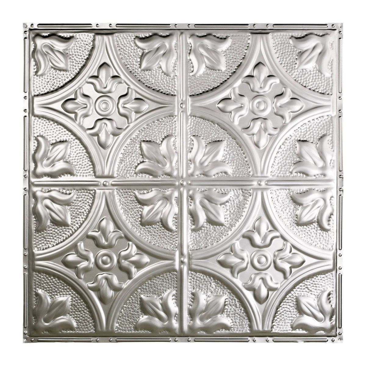 25" x 25" Tin Nail Down Ceiling Tile (20 Clear Tiles) Y423
