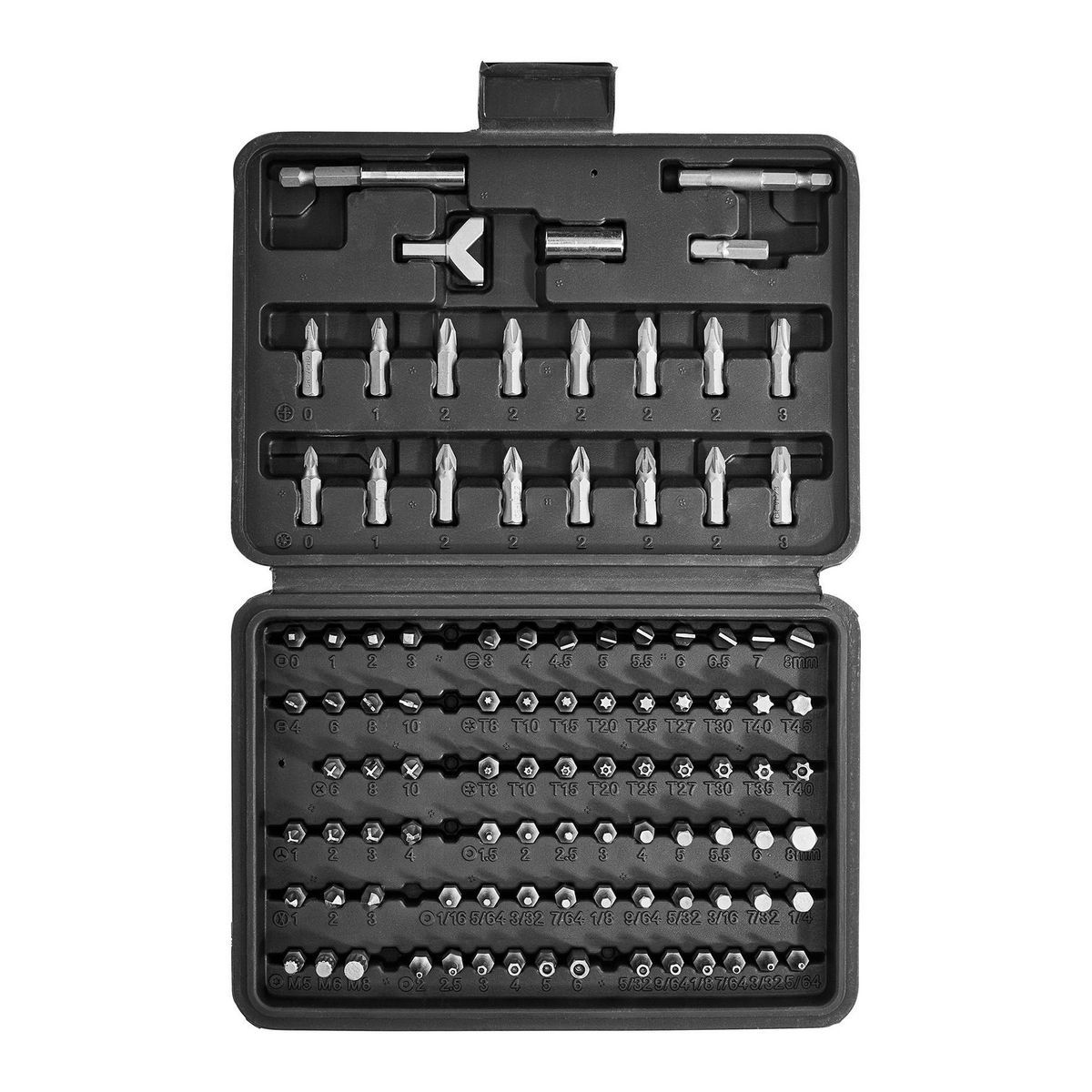 100 Piece Security Bit Set with Case P34162