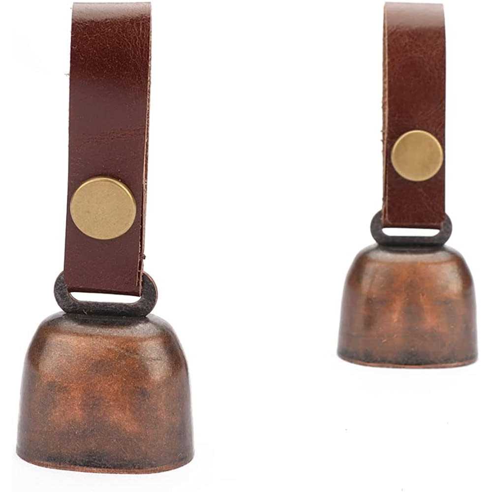 Dog Collar Bell with Leather Strap P494793