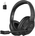 Bluetooth Headsets with Microphone & USB Dongle, 30 Hours Talk Time, Over-Ear Wireless Headphone J97821
