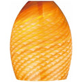 Amber Glass Oval Pendant Shade M233509