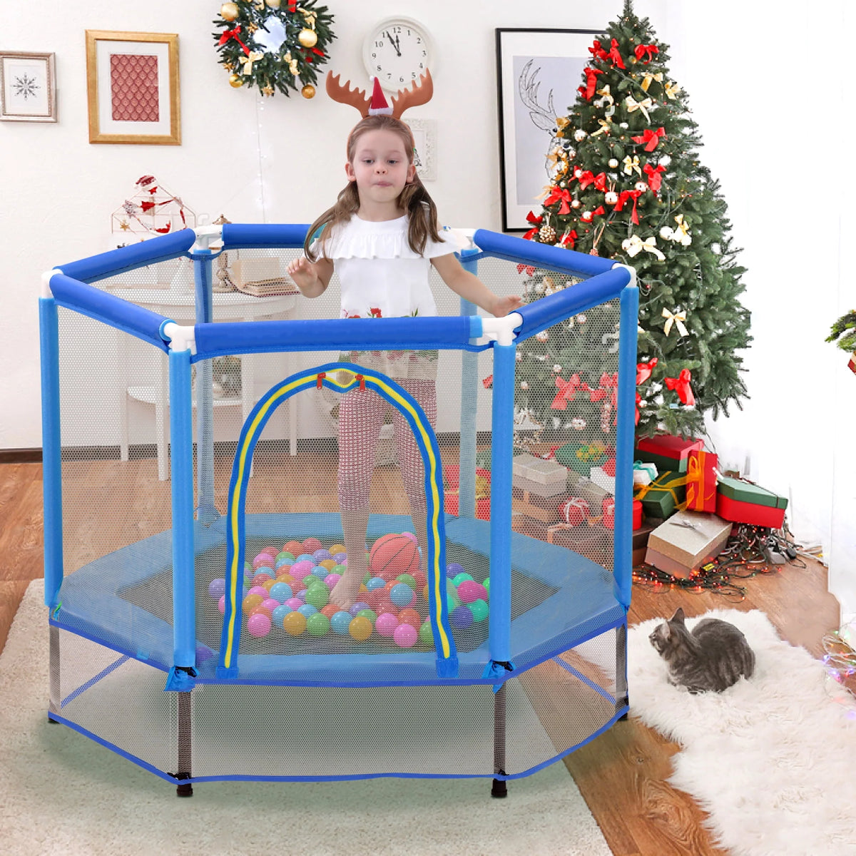36'' Mini Foldable Trampoline with Handle I7165