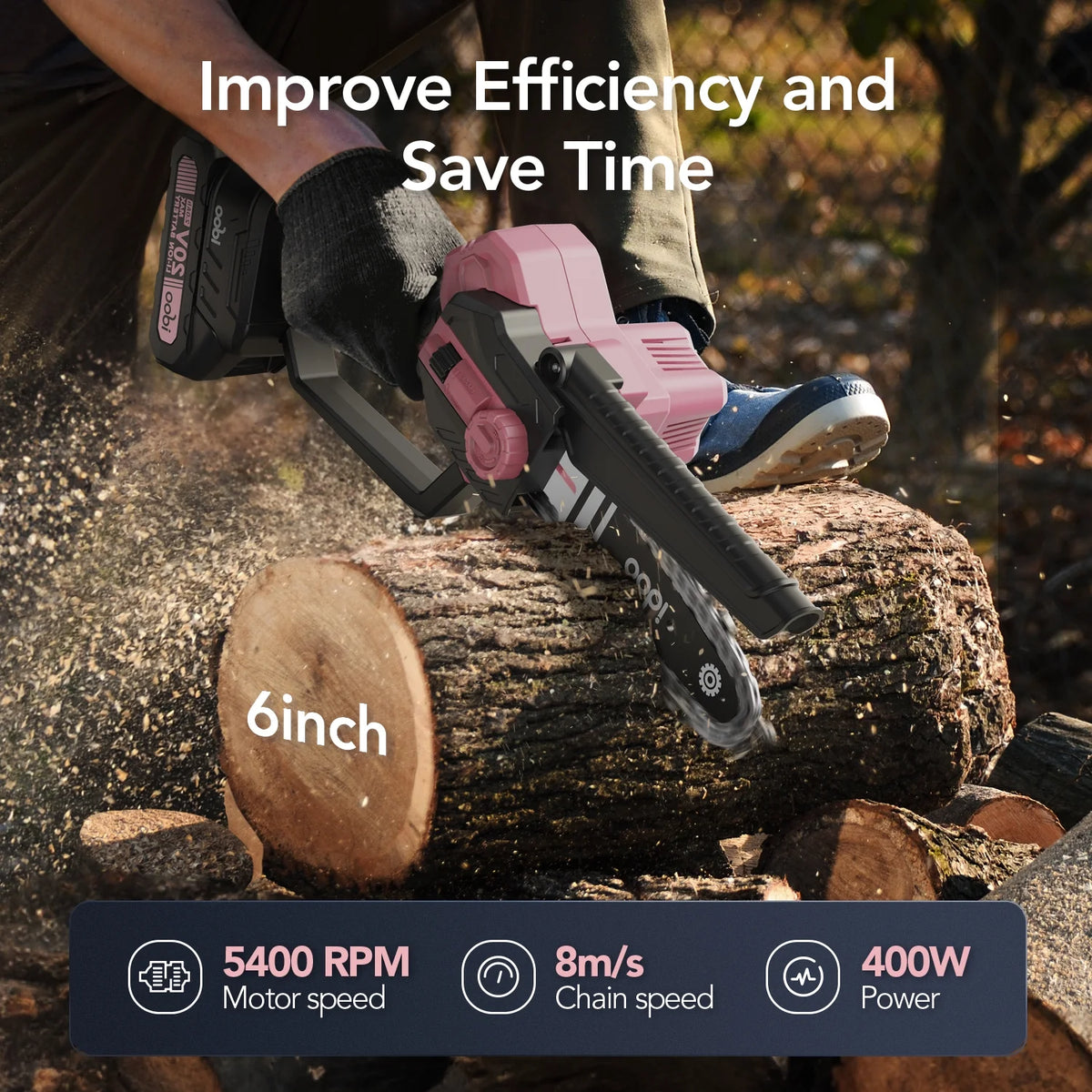 Cordless Handheld Mini Electric Chainsaw L552478