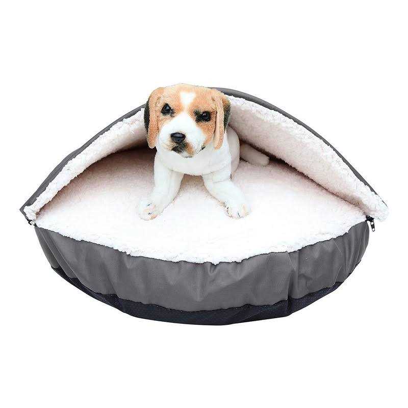 Oxford Sherpa Pet Cave and Round Pet Bed C27759