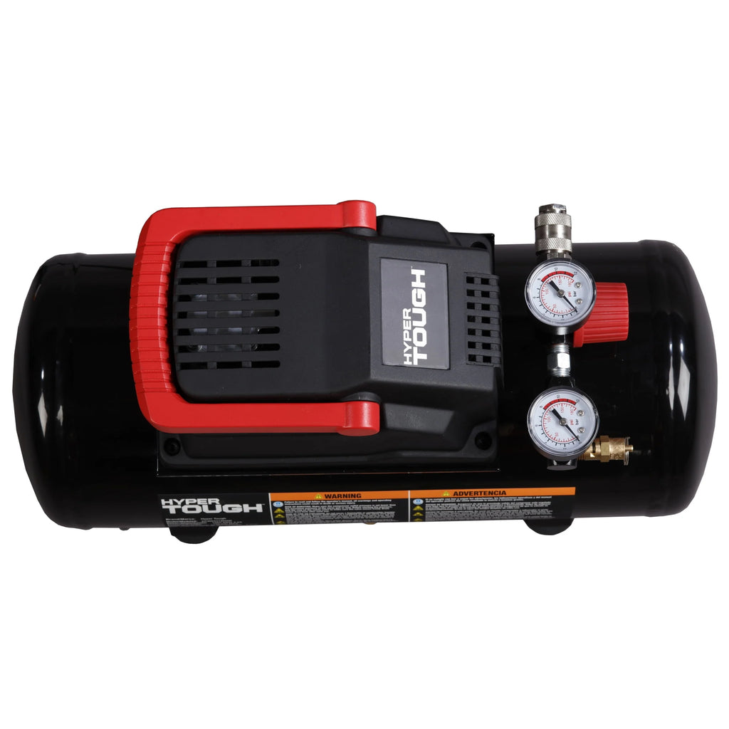 3 Gallon Oil-free Portable Air Compressor with Hose & Inflation Accessory Kit, 100 PSI C14981