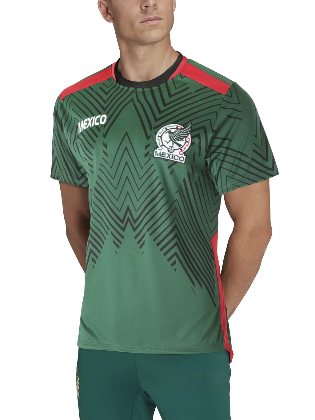 Mexico National Futbol Pullover Jersey A379972