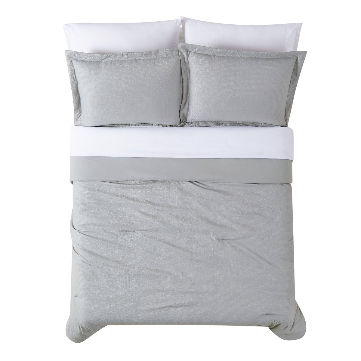 Grey Twin 5 Piece Bed in A Bag Q38113