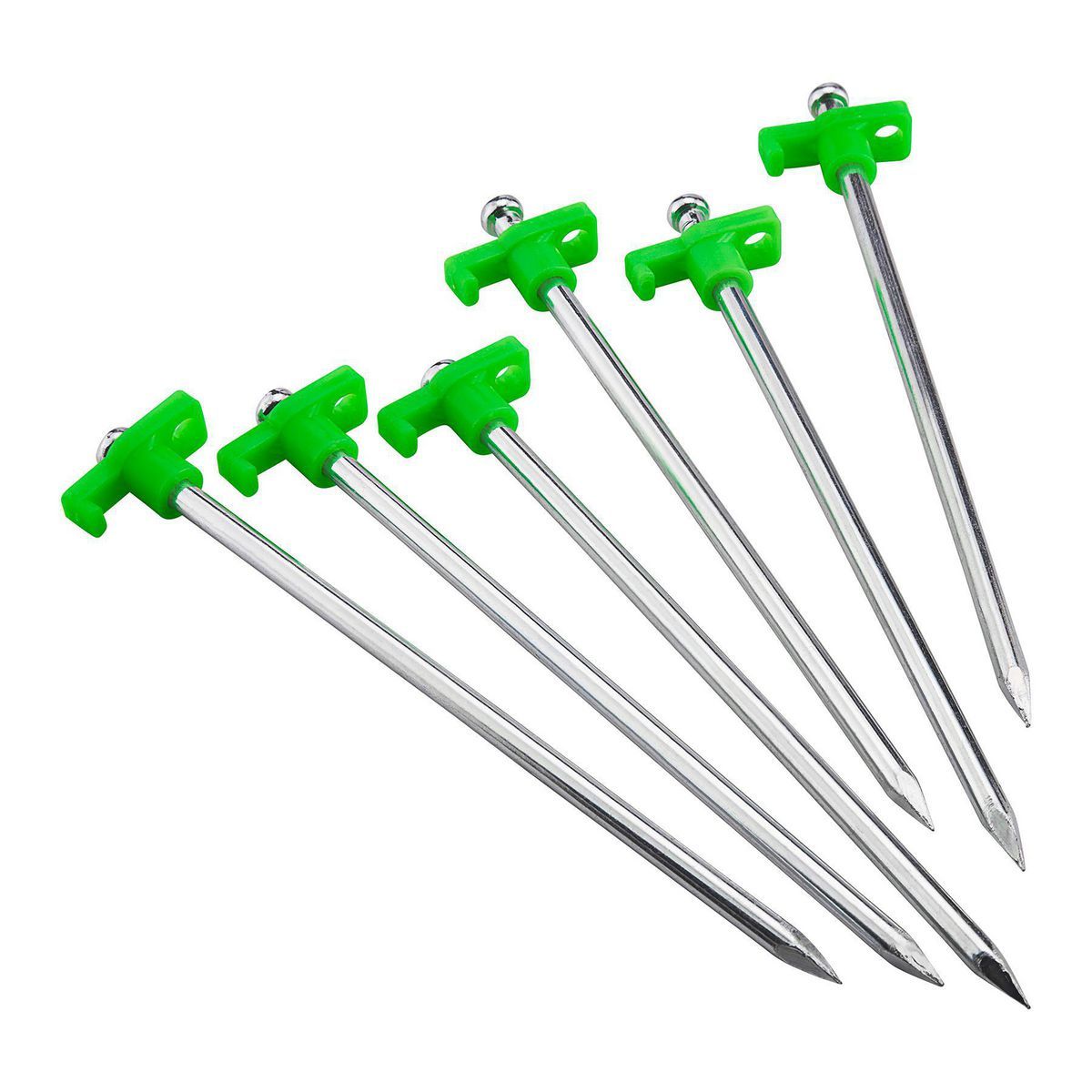 10 In. Steel Tent Stakes, 6-Pack V6127