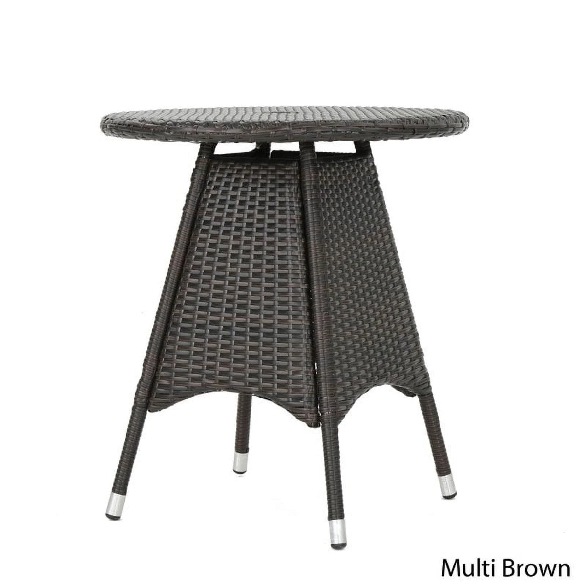 Round Wicker Patio Dining Table U806906