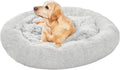 Donut Shaped Dog and Cat Bed Machine Washable Large Taupe S4746