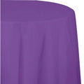 Amethyst Purple Round Plastic Tablecover M737