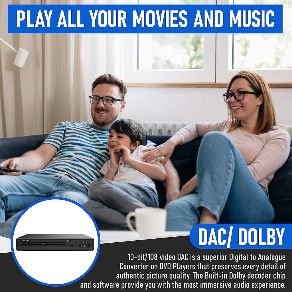 DVD Player 1080p USB T3351