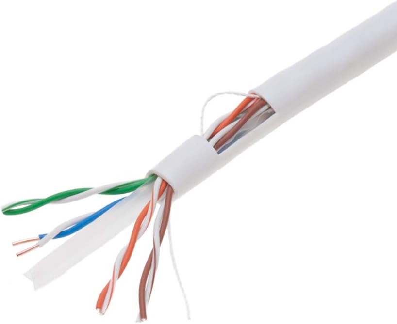 1000ft CAT6 Solid UTP 23AWG Ethernet Cable Orange V59531