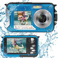 Full HD 2.7K 48MP Waterproof Digital Camera Dual Screen 16X Zoom A97906