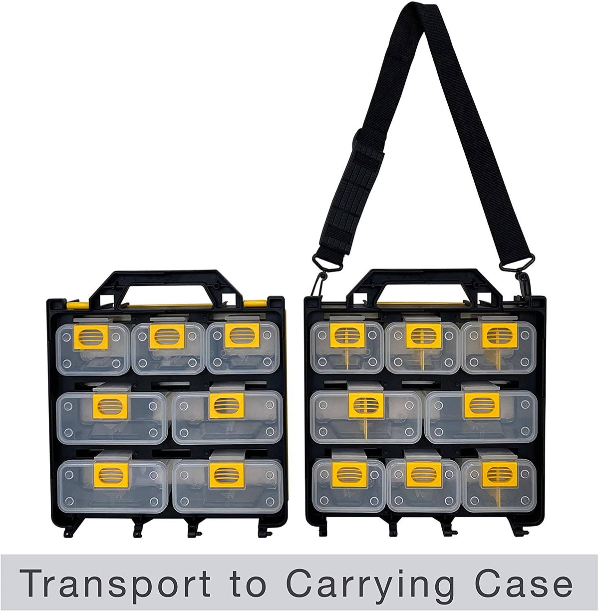Mobile Hardware Case Tackle Box with Removable Compartment S32100