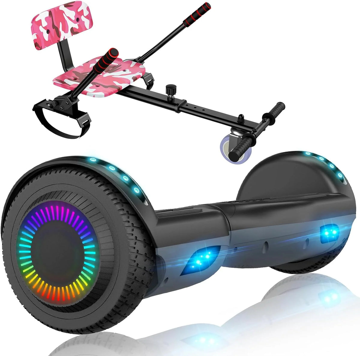 6.5 Two Wheel Self Balancing Scooter with Seat Attachment T768285