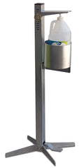 Touchless Pedal Activated Hand Sanitizer Floor Stand Dispenser, White, 1 Unit R28086