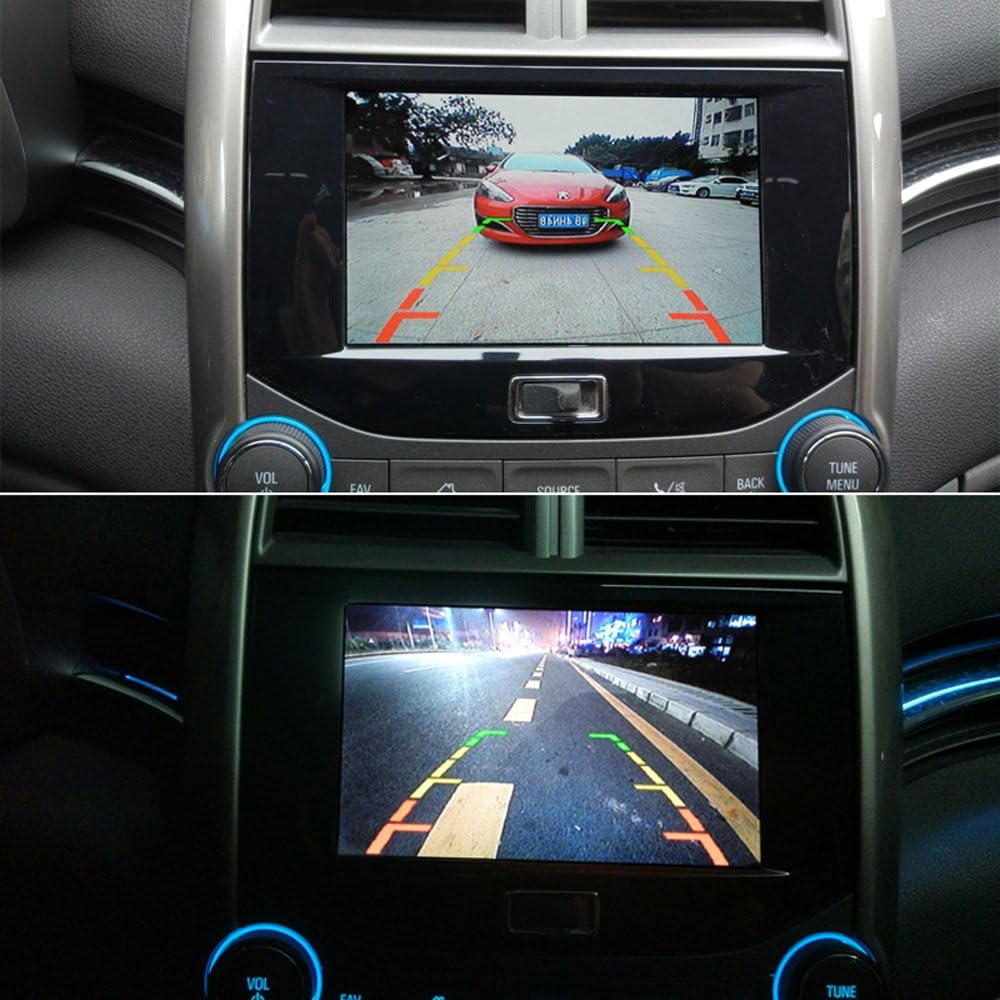 Waterproof Night Vision HD CCD License Plate Light Camera Rear View Backup Camera B22745