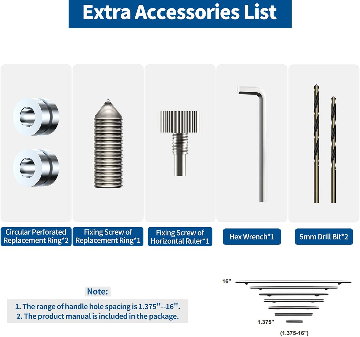 Aluminum Alloy Adjustable Cabinet Hardware Jig O372896