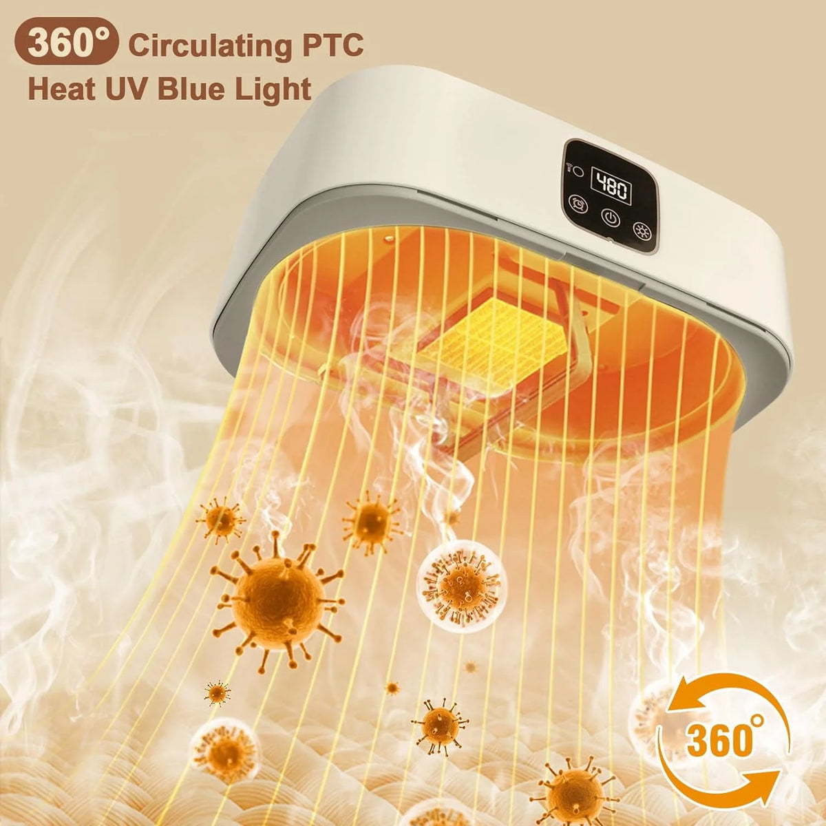 Portable Compact Clothes Dryer with Timer P698