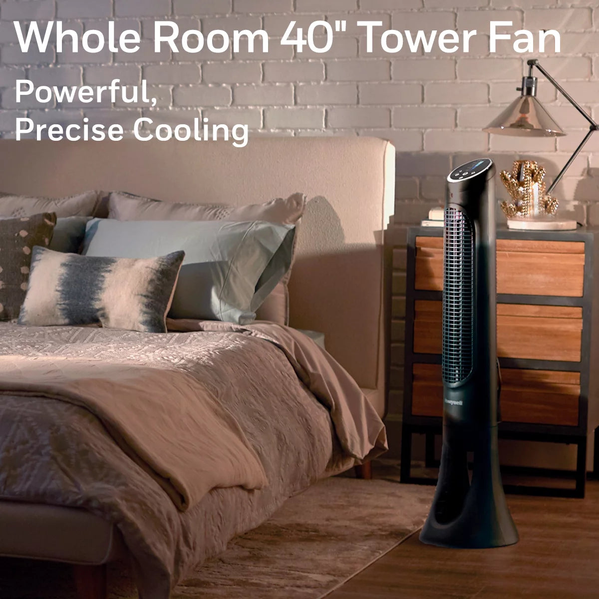 Black Oscillating Electric Tower Fan S443963