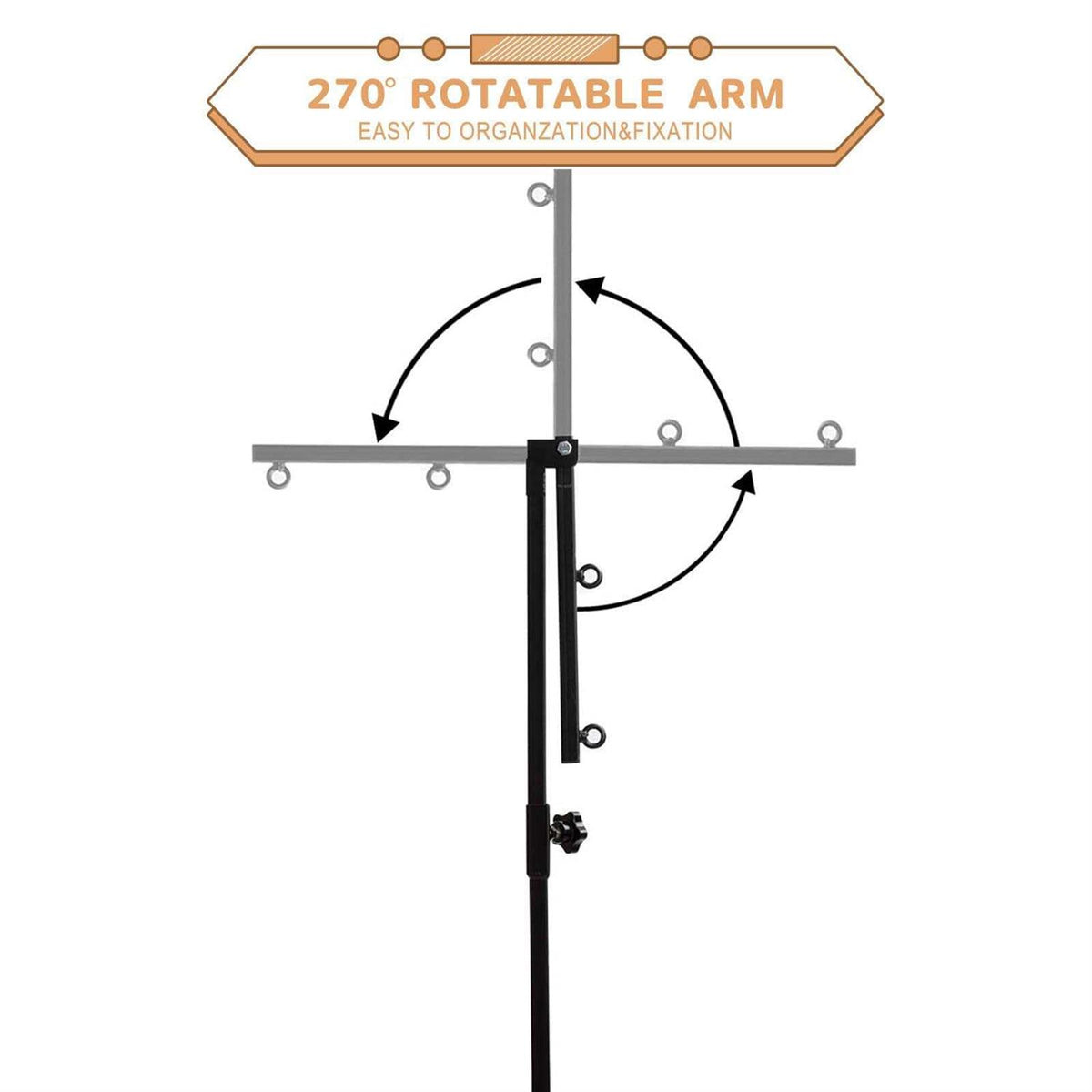 Dog Grooming Table Arm with Clamp and Post W8159