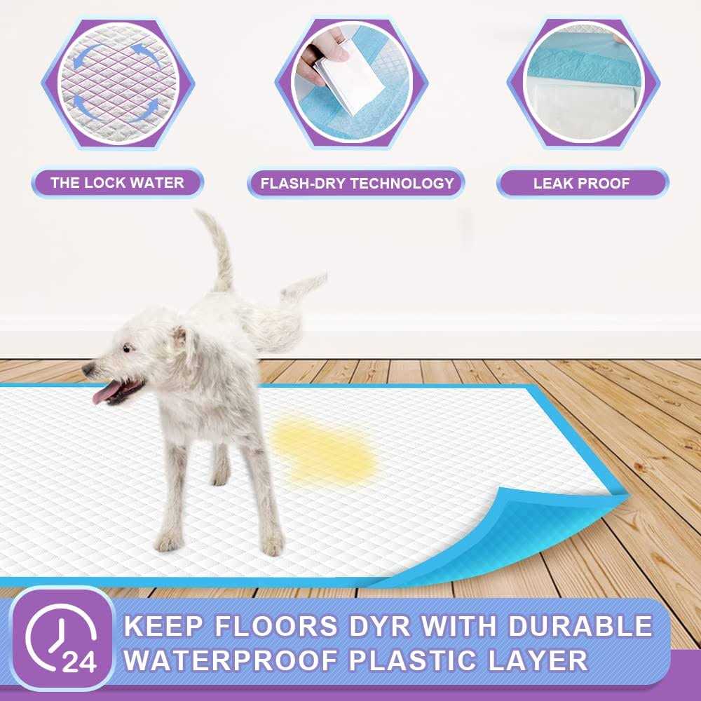 Puppy Pee Training Pads Super Absorbent & Leak-Proof T34046