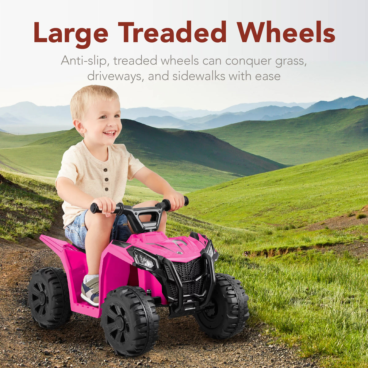 6V Kids Ride-On 4-Wheeler Quad ATV Car Black G113
