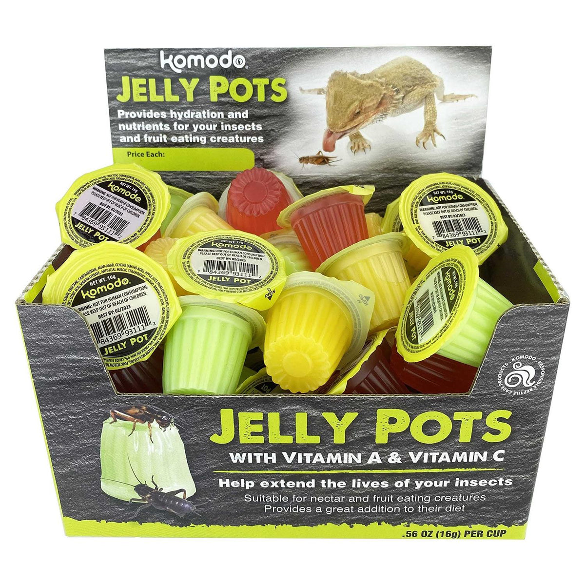 Fruit Jelly Pots Insect Food F384800