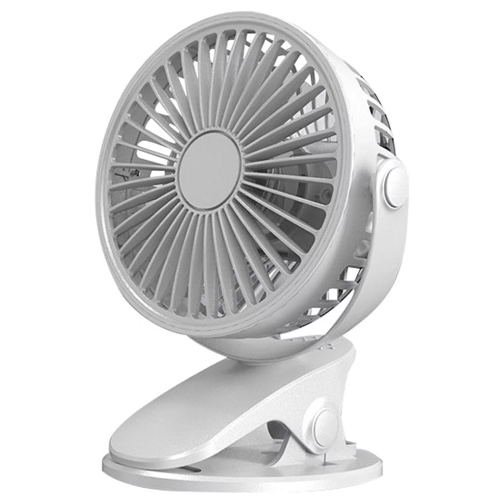 Portable Clip on Fan, 3 Speeds USB Plug in O8526