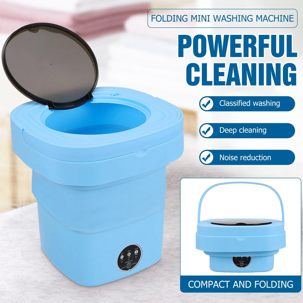 Portable Small Washing Machine and Dryer K339
