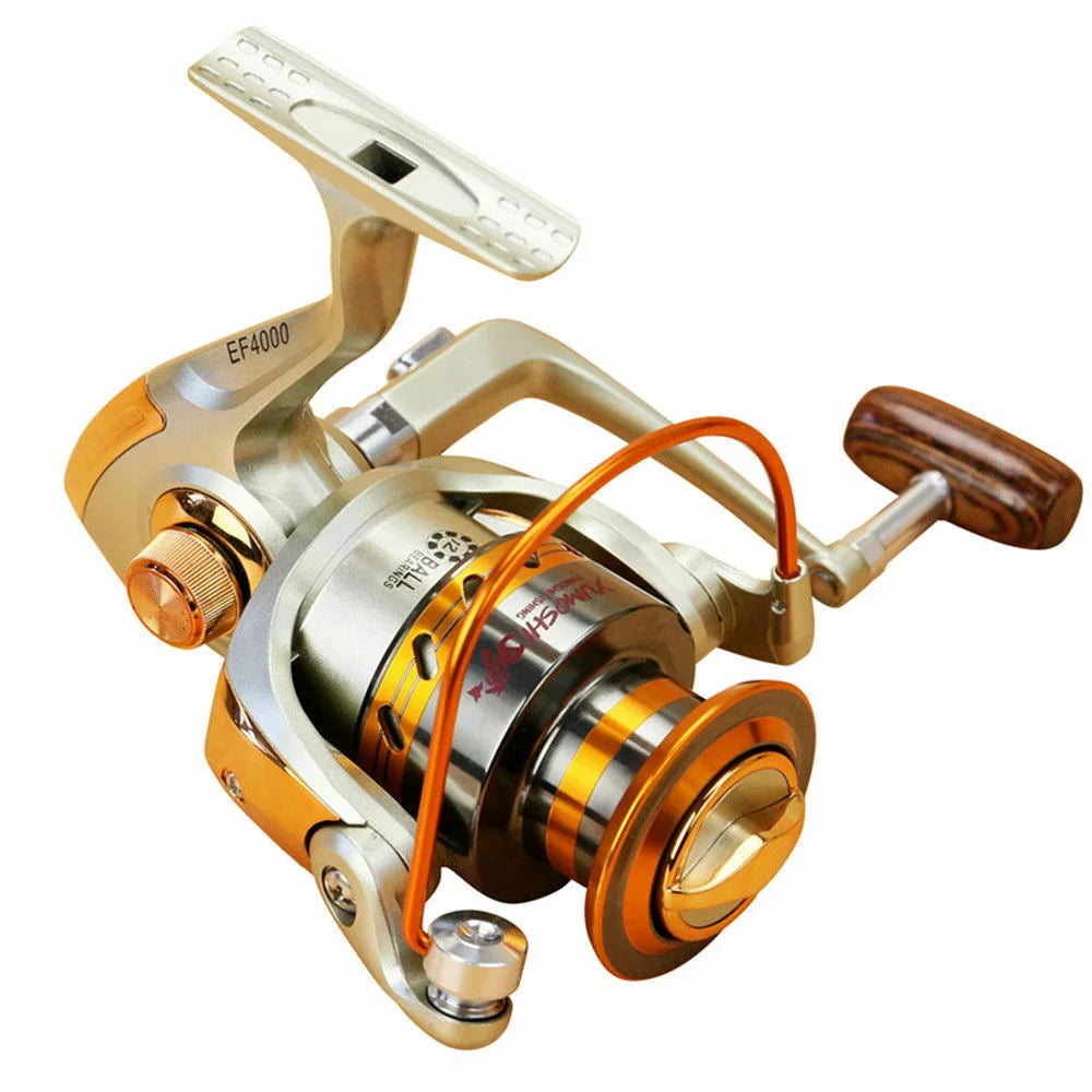 Spinning Fishing Reel 12BB Metal Spool A6582