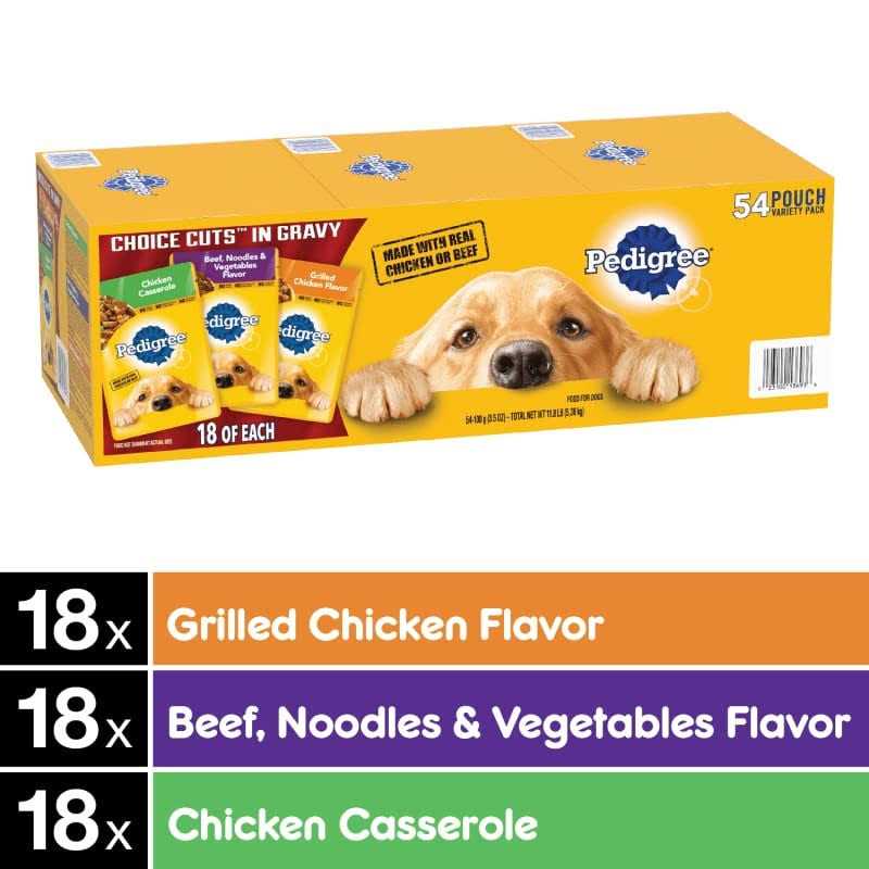 Wet Dog Food Variety Pack Q615
