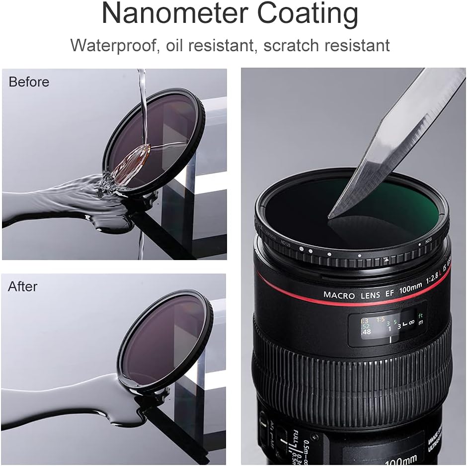 46mm Variable ND Filter ND8-ND128 3-7 Stop X731688