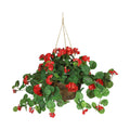 Silk Hanging Basket Plant V308839