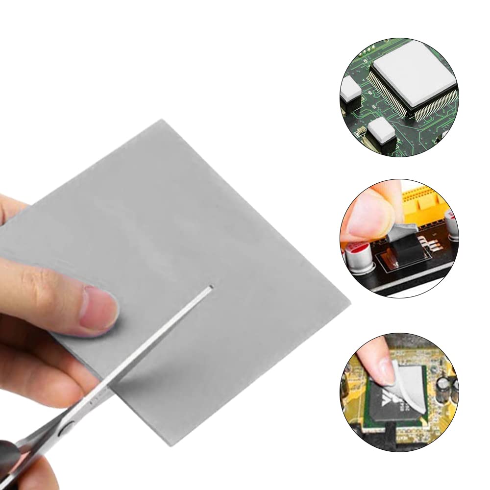 Thermal Pads 120x120x1.5 mm 12.8W/mK Silicone Pad Pack of 2 J518574