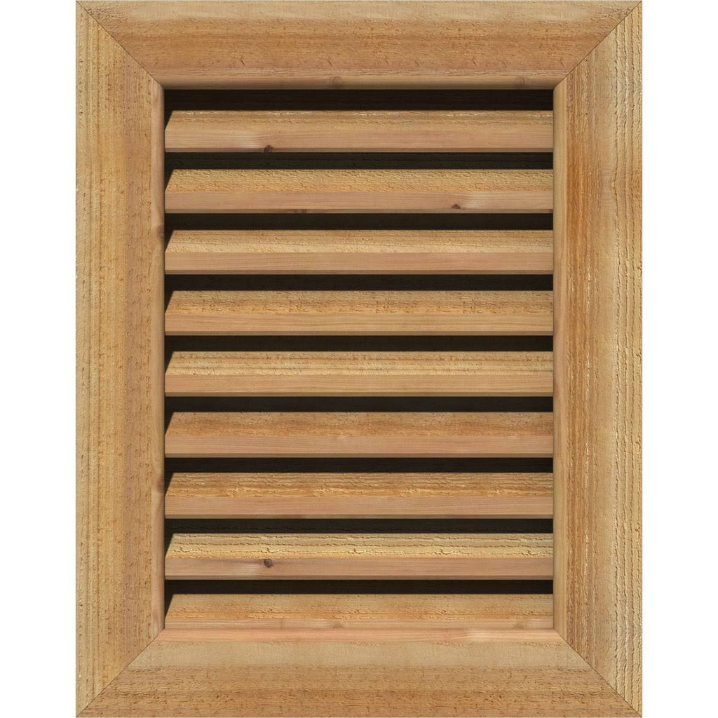 Unfinished Functional Vertical Gable Vent W40290