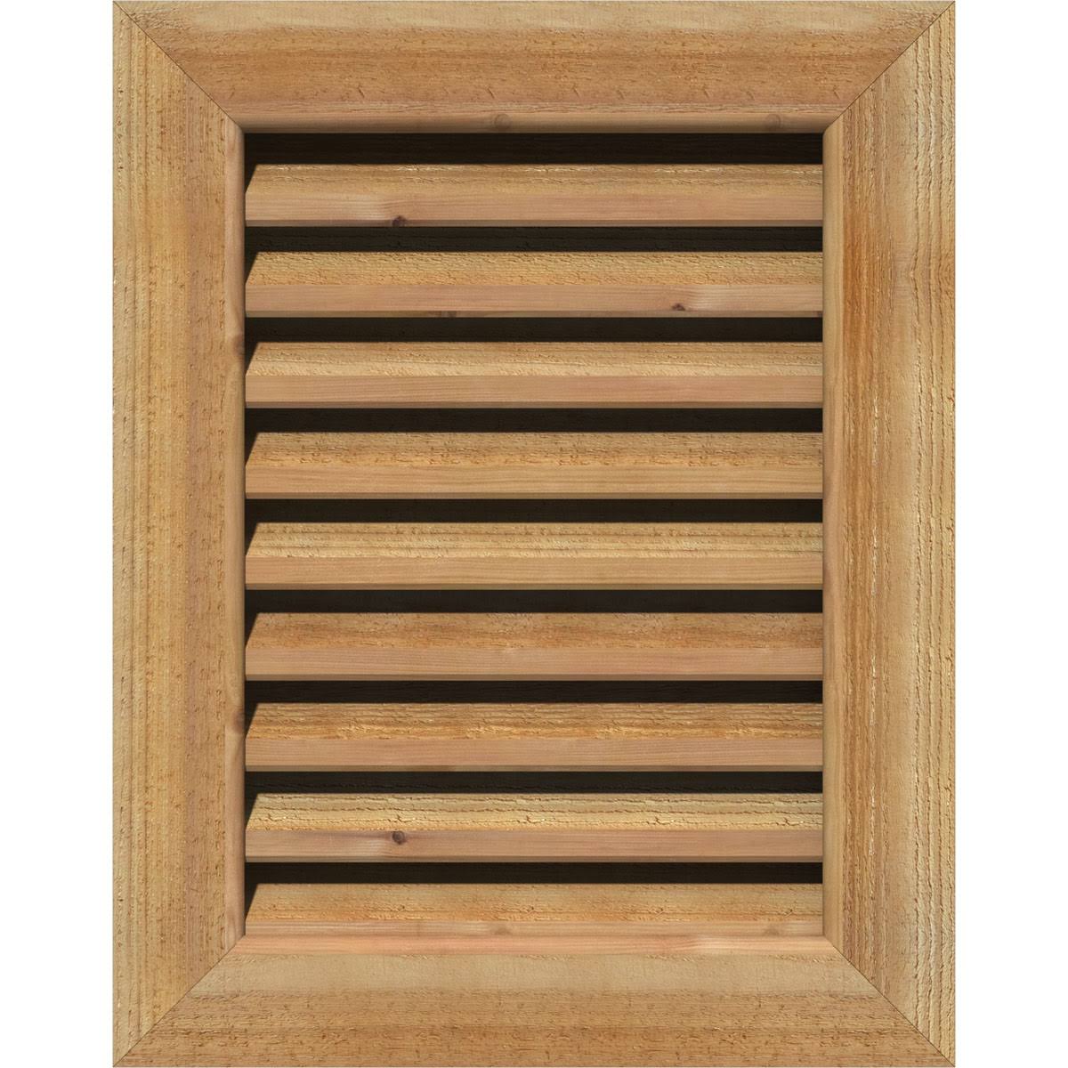 Unfinished Functional Vertical Gable Vent W40290