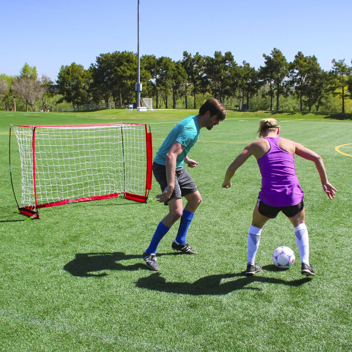 6 Ft Soccer Goal with Cones and Carrying Case D986