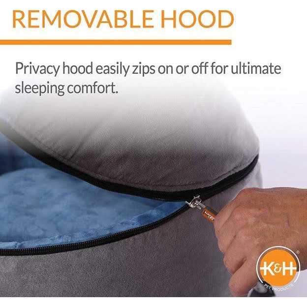 Self-Warming Hooded Kitty Bed I557